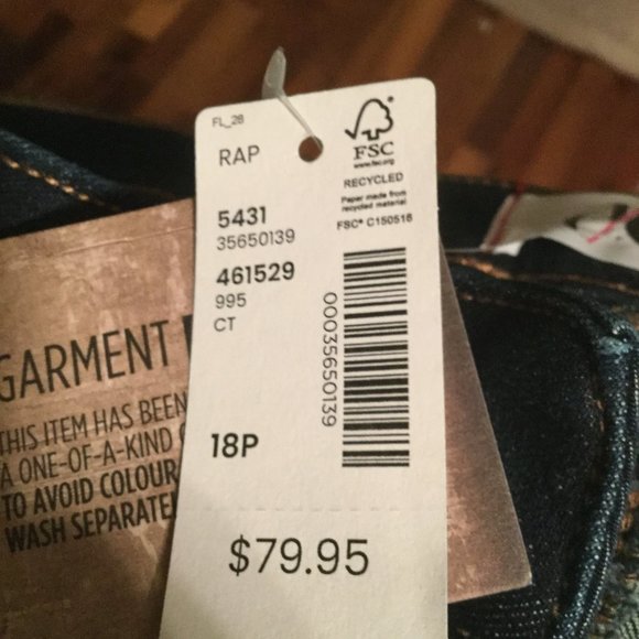 NWT petite plus size 18 bootcut jeans - Picture 5 of 5